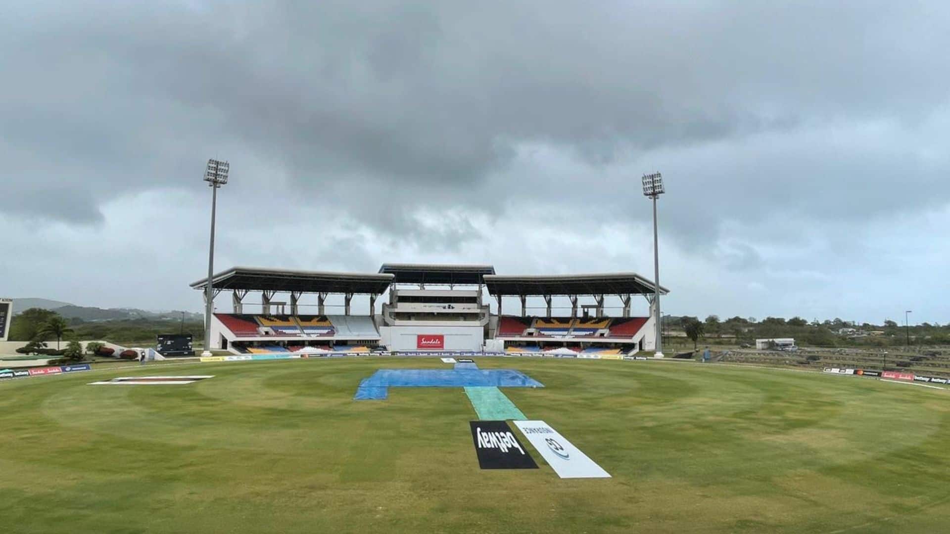 Sir Vivian Richards Stadium Antigua Pitch Report For AUS vs NAM T20 World Cup Match